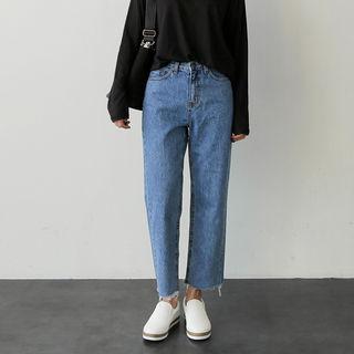 Frey-hem Baggy Jeans