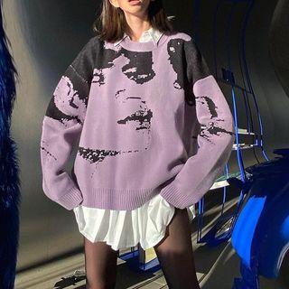 Oversized Graphic Sweater