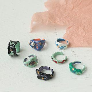 Drip Glaze Open Ring