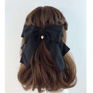 Bow Hair Clip Black - One Size