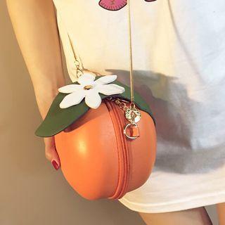 Orange Shape Crossbody Bag Orange - One Size