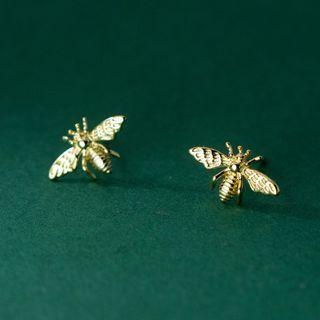 Bee Sterling Silver Earring