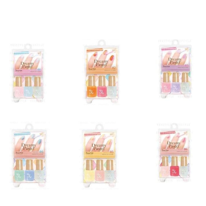 Lucky Trendy - Beauty World Nail Cocktail Dreamy Pastel - 6 Types