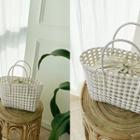 Woven Tote With Inset Pouch