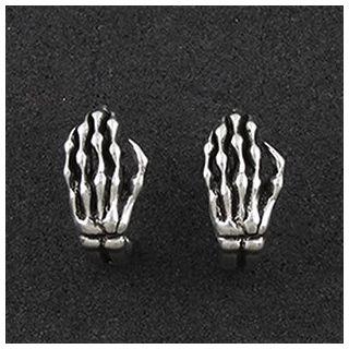Single Hand Skeleton Stud