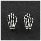 Single Hand Skeleton Stud