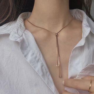 Alloy Pendant Choker Rose Gold - One Size