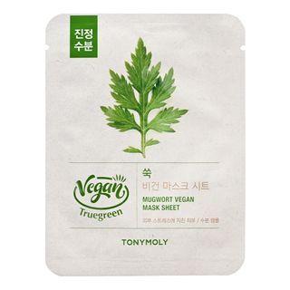 Tonymoly - Truegreen Vegan Mask Sheet - 5 Types Mugwort