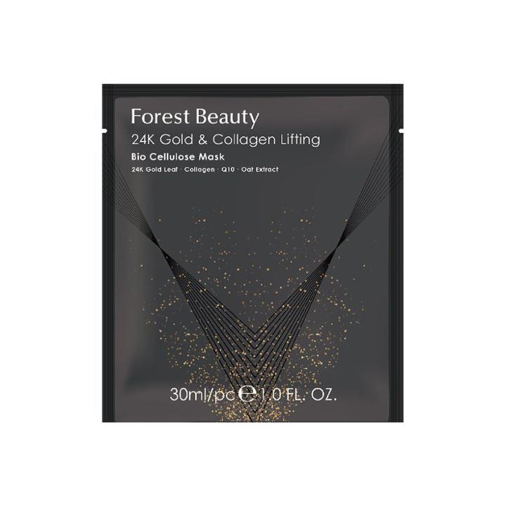 Forest Beauty - 24k Gold & Collagen Lifting Bio Cellulose Mask 1 Pc