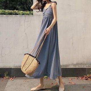 Strappy A-line Midi Sundress