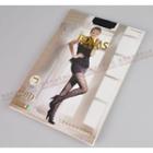 Plaid Sheer Tights Black - One Size