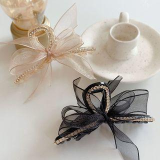 Bow Organza Hair Clamp