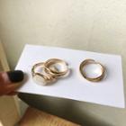Set Of 3: Open Rings
