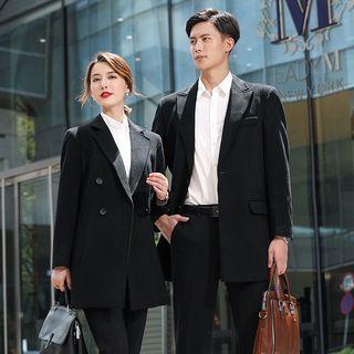 Couple Matching Plain Shirt / Coat / Dress Pants / Set