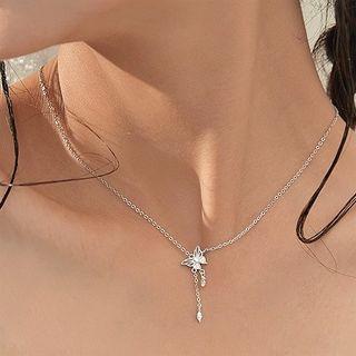 Butterfly Pendant Sterling Silver Necklace / Gift Box / Set