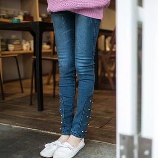 Studded Skinny Jeans