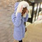 Faux-fur Trim Hooded Padded Parka