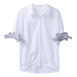 Bow Short-sleeve Shirt