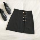 Accent High-waist A-line Skirt