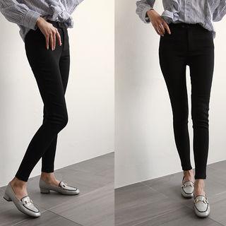 Linen Blend Jeggings