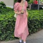 Short-sleeve Top / Midi A-line Dress