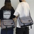 Checkerboard Messenger Bag