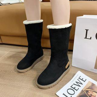 Platform Mid Calf Snow Boots