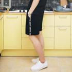 Couple Lettering-detail Sweat Shorts