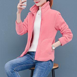 Reversible Furry Zip Jacket