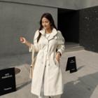 Drawcord-waist Faux-fur Parka