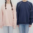 Couple Embroidered Loose-fit Sweatshirt