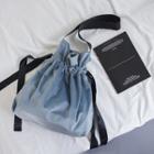 Velvet Drawstring Tote