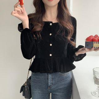 Ruffle Hem Blouse / Camisole