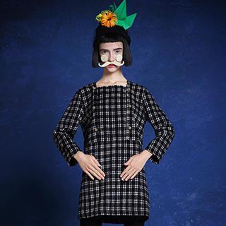 Plaid Shift Dress