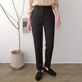 Winter Tapered-leg Dress Pants Black - S