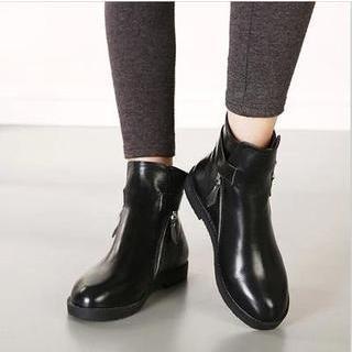 Side-zip Short Boots