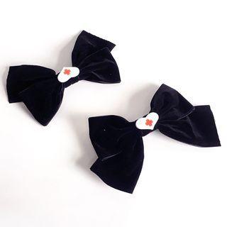Bow Hair Clip 1 Pc - Bow - Love Heart - One Size