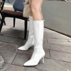 High-heel Pointed Tall Boots