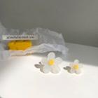 Non-matching Acetate Flower Earring