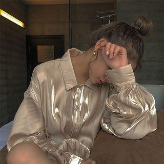Plain Shirt Gold - One Size