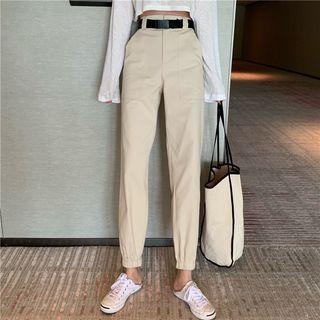 Loose-fit Harem Pants With Belt