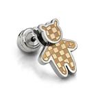 Kenny Bear Earring In Ip Rose Gold (single) Ip Rose Gold - One Size