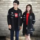 Couple Matching Letter Knit Coat