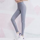 Striped Cropped Yoga Pants