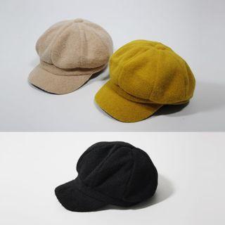 Wool Blend Newsboy Cap