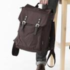 Buckled Flap Backpack