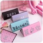 Chinese Characters Foldable Eyeglasses Case