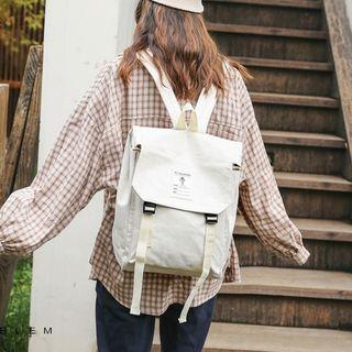 Applique Flap Backpack