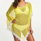 Lace Trim Cover-up Yellow - One Size