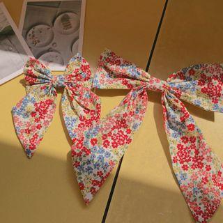 Floral Ribbon Hair Pin